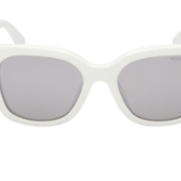 Moncler Audree 50mm Square Sunglasses White